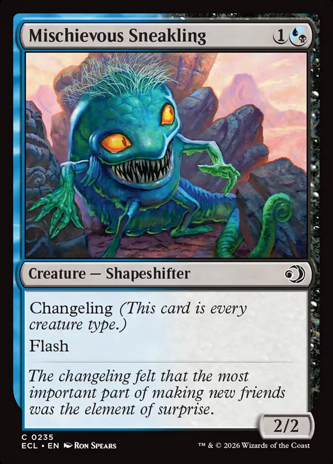 Mischievous Sneakling [Lorwyn Eclipsed] (235)