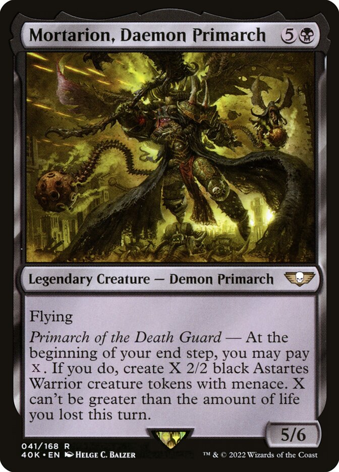Mortarion, Daemon Primarch [Warhammer 40,000 Commander] (41)