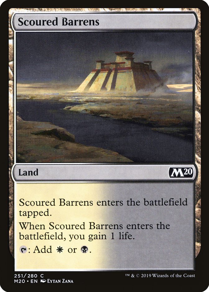 Scoured Barrens [Core Set 2020] (251)