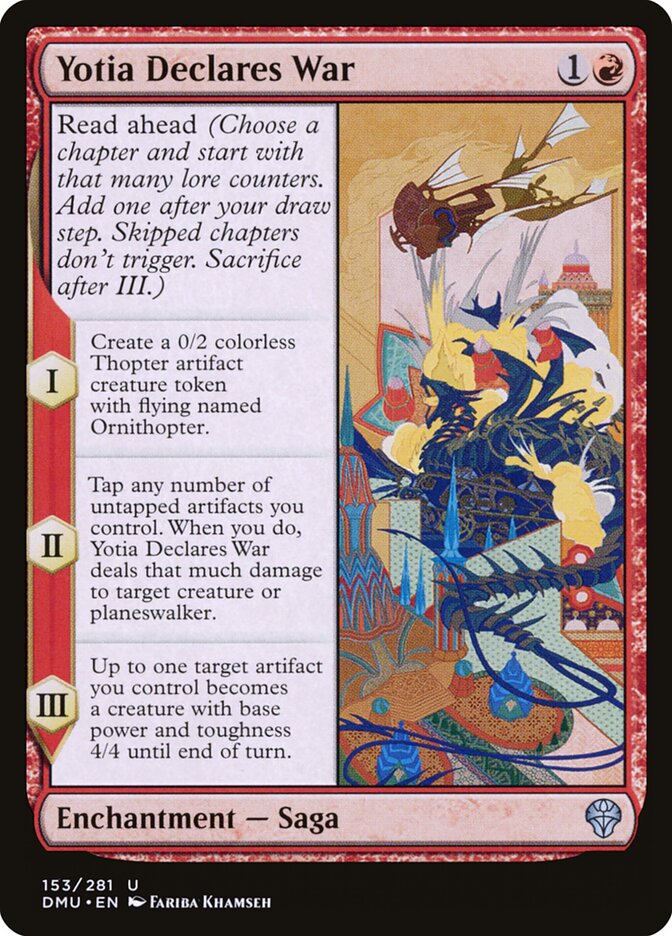 Yotia Declares War [Dominaria United] (153)