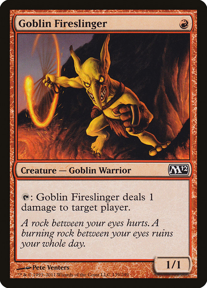 Goblin Fireslinger [Magic 2012] (139)