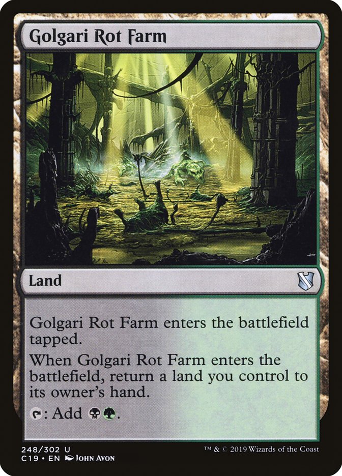 Golgari Rot Farm [Commander 2019] (248)