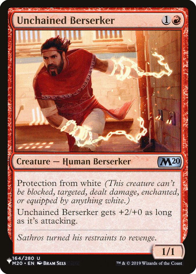 Unchained Berserker [The List] (M20-164)