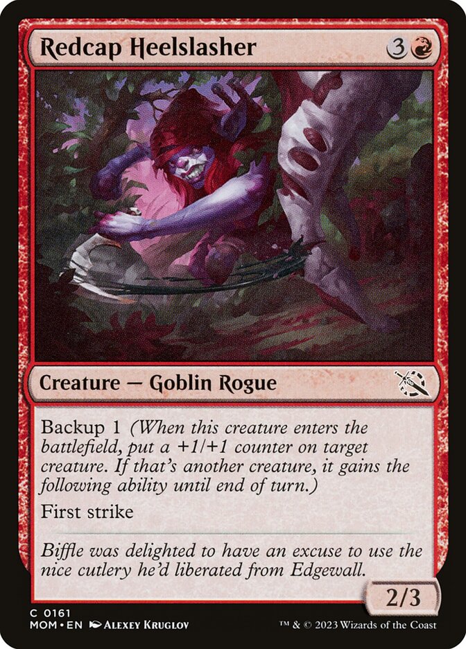 Redcap Heelslasher [March of the Machine] (161)