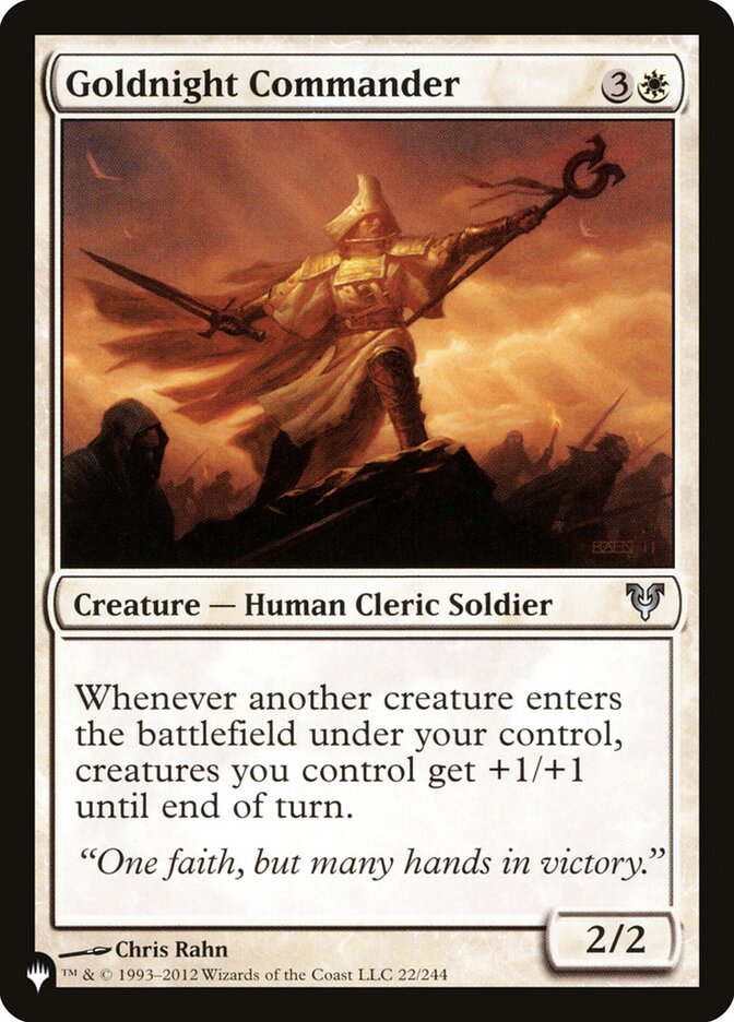 Goldnight Commander [The List] (AVR-22)