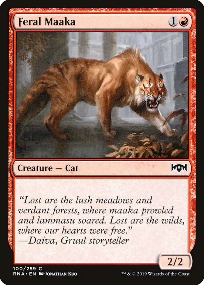 Feral Maaka [Ravnica Allegiance] (100)