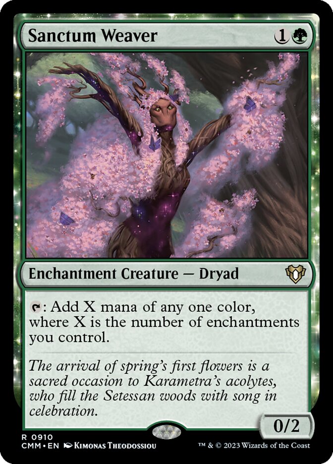 Sanctum Weaver [Commander Masters] (910)
