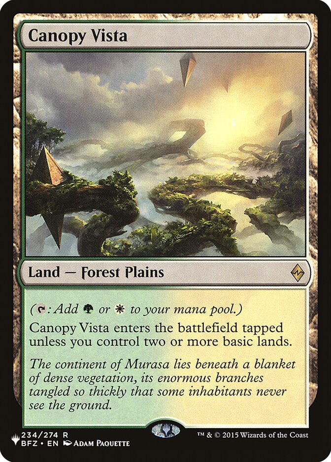 Canopy Vista [The List] (BFZ-234)