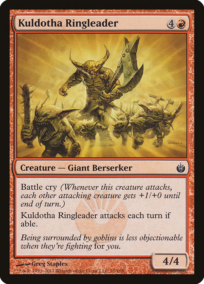 Kuldotha Ringleader [Mirrodin Besieged] (70)