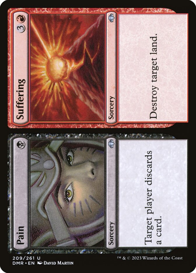 Pain // Suffering [Dominaria Remastered] (209)