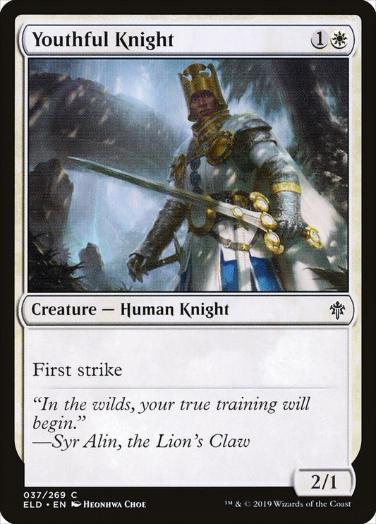 Youthful Knight [Throne of Eldraine] (37)