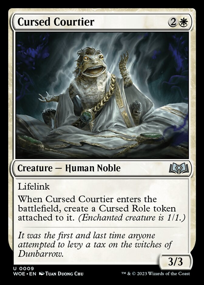 Cursed Courtier [Wilds of Eldraine] (9)