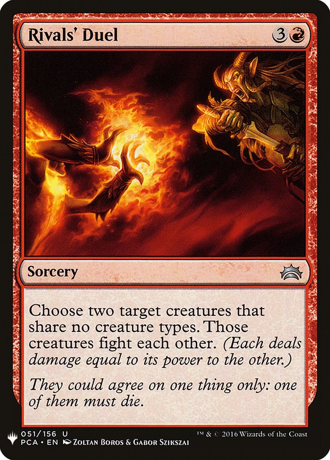 Rivals' Duel [The List] (PCA-51)