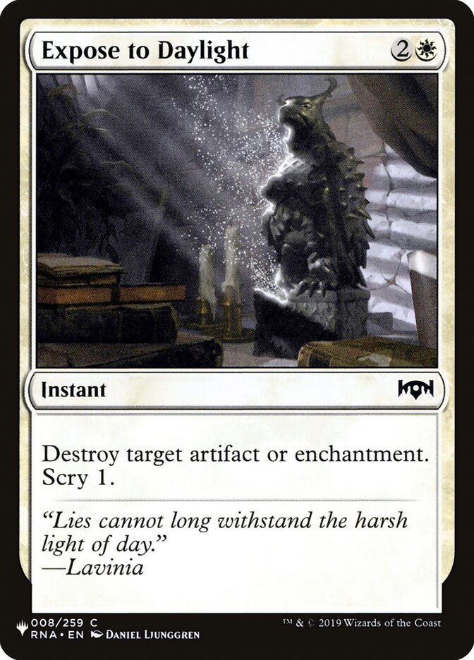 Expose to Daylight [The List] (RNA-8)