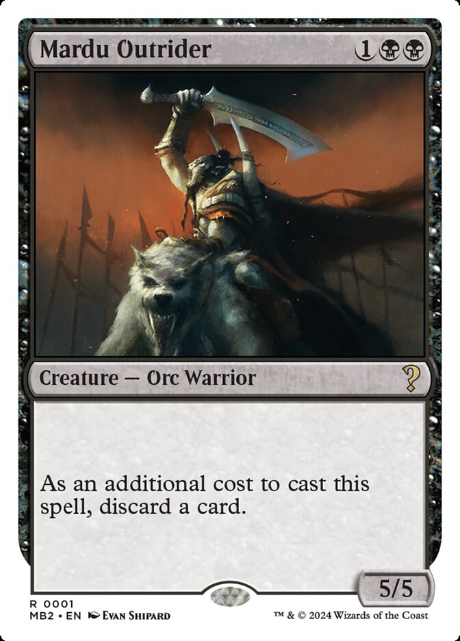 Mardu Outrider [Mystery Booster 2] (1)