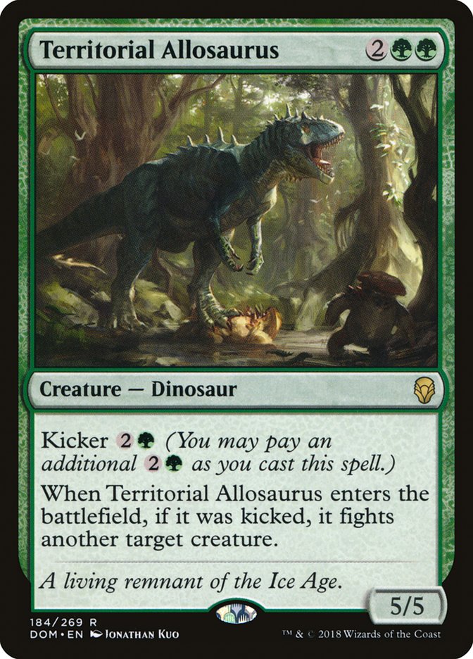 Territorial Allosaurus [Dominaria] (184)