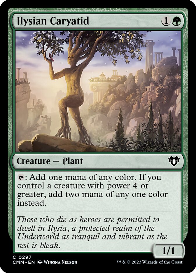Ilysian Caryatid [Commander Masters] (297)