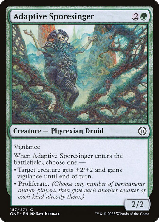 Adaptive Sporesinger [Phyrexia: All Will Be One] (157)