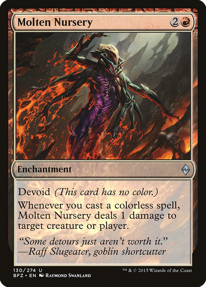 Molten Nursery [Battle for Zendikar] (130)