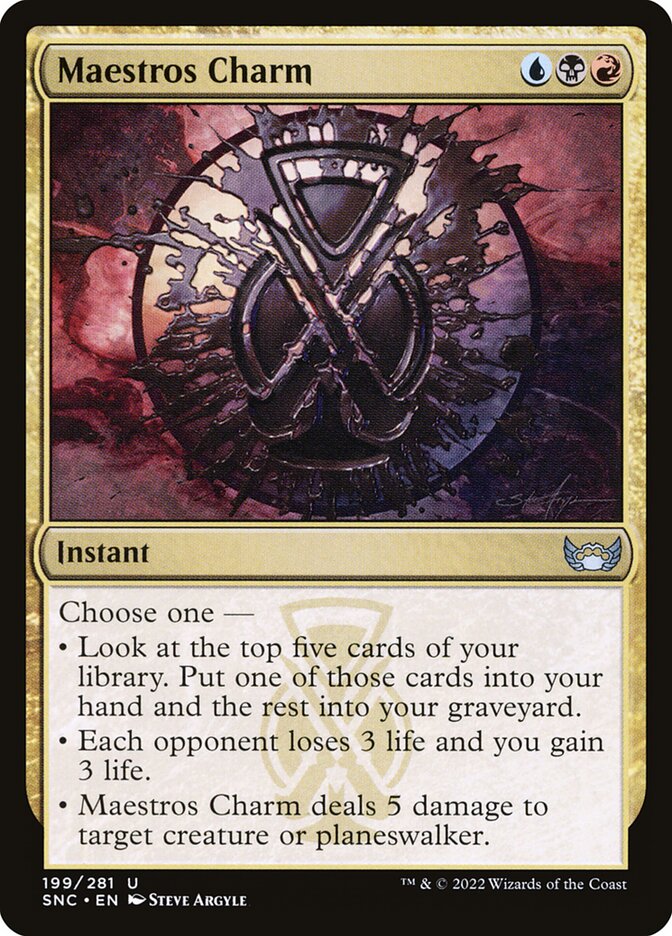 Maestros Charm [Streets of New Capenna] (199)