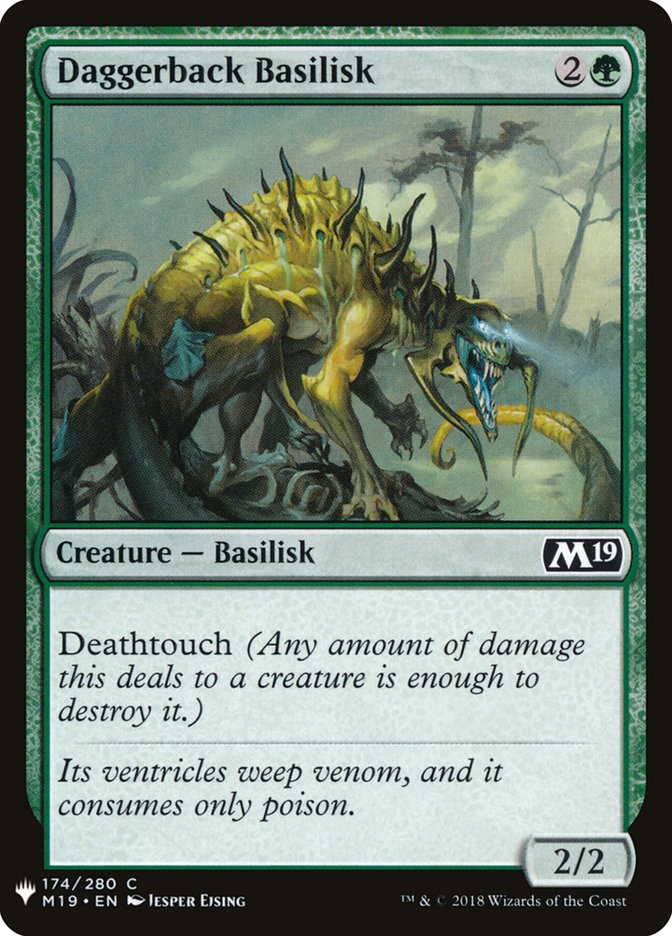 Daggerback Basilisk [The List] (M19-174)
