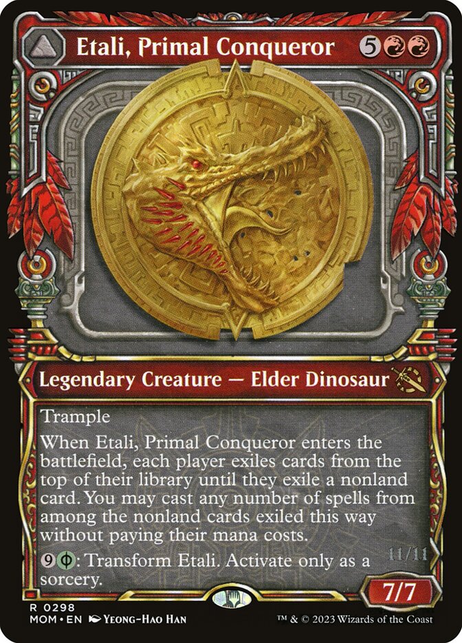 Etali, Primal Conqueror // Etali, Primal Sickness [March of the Machine] (298)