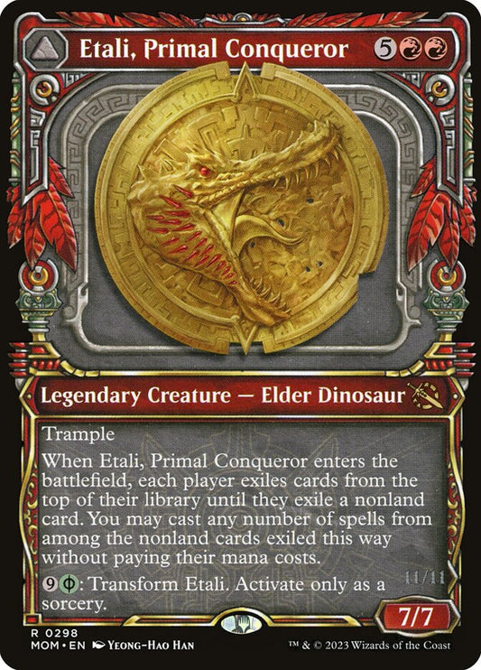 Etali, Primal Conqueror // Etali, Primal Sickness [March of the Machine] (298)