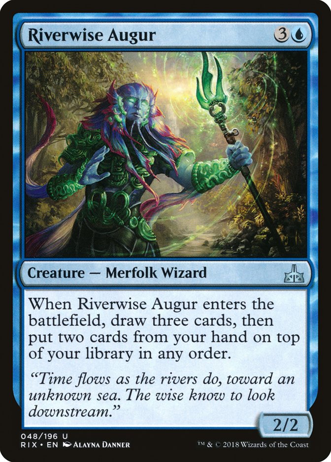 Riverwise Augur [Rivals of Ixalan] (48)
