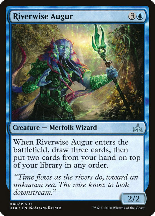 Riverwise Augur [Rivals of Ixalan] (48)