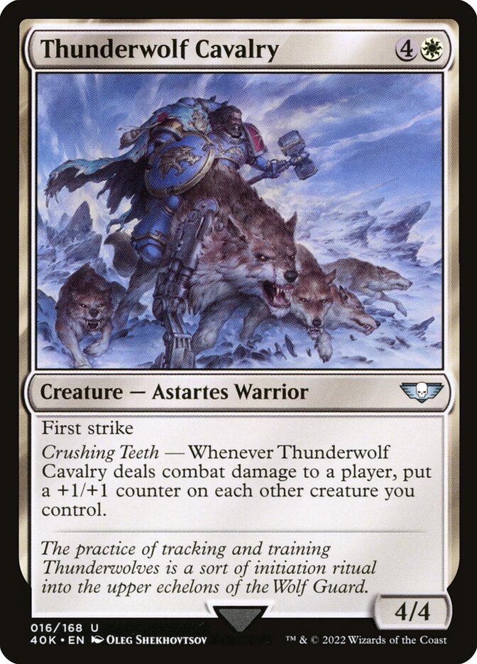 Thunderwolf Cavalry [Warhammer 40,000 Commander] (16)
