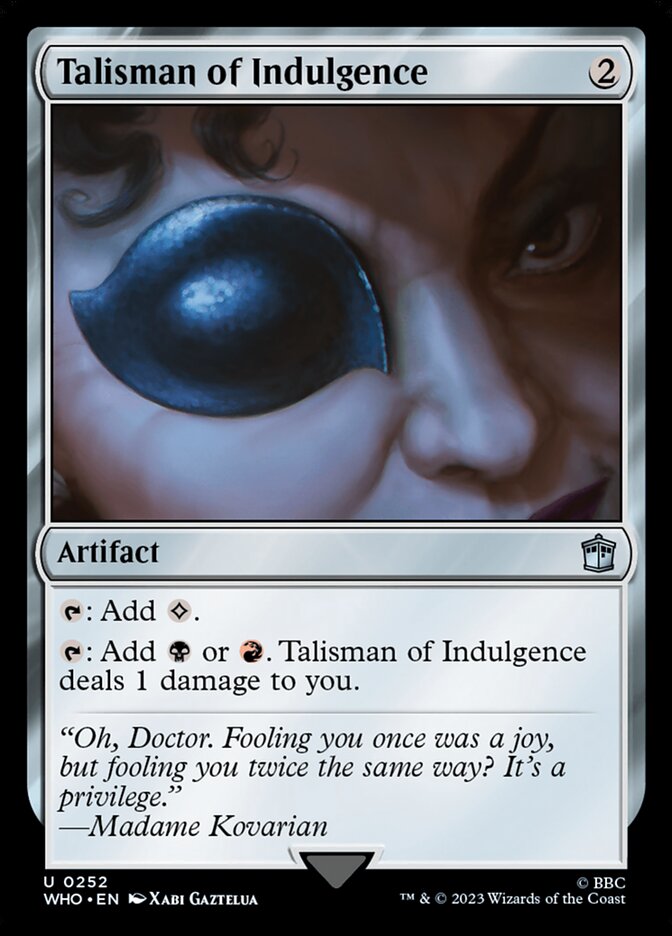 Talisman of Indulgence [Doctor Who] (252)