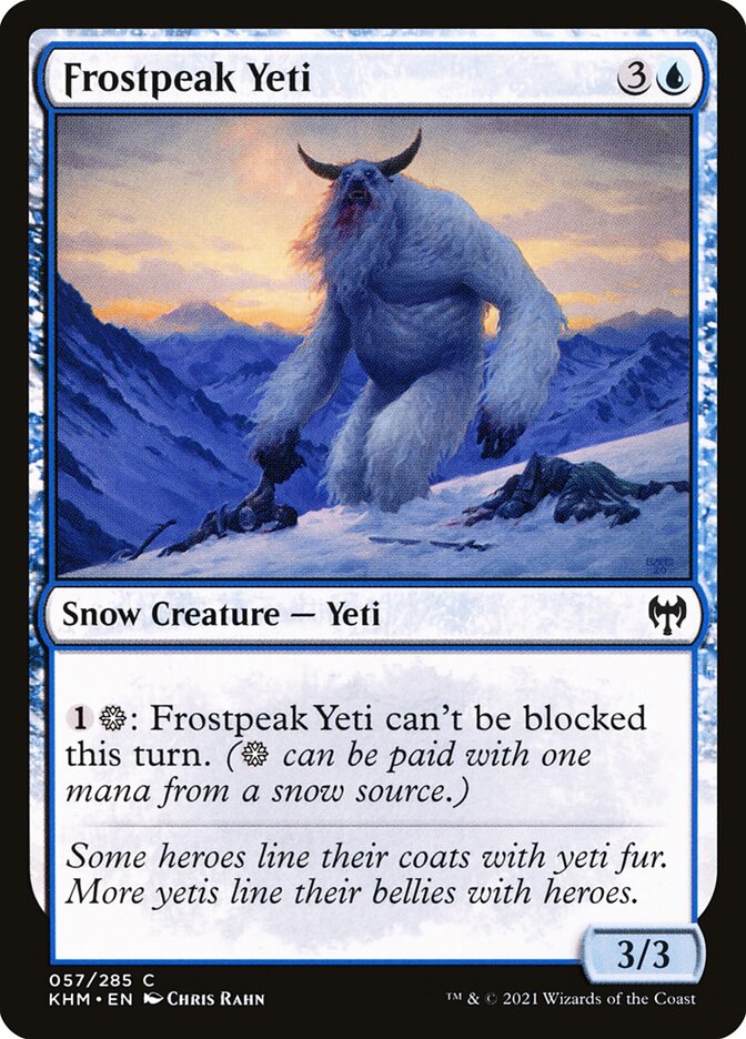 Frostpeak Yeti [Kaldheim] (57)