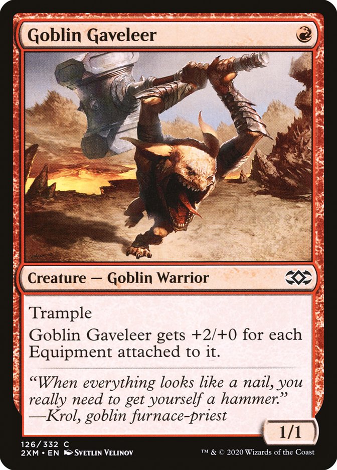 Goblin Gaveleer [Double Masters] (126)