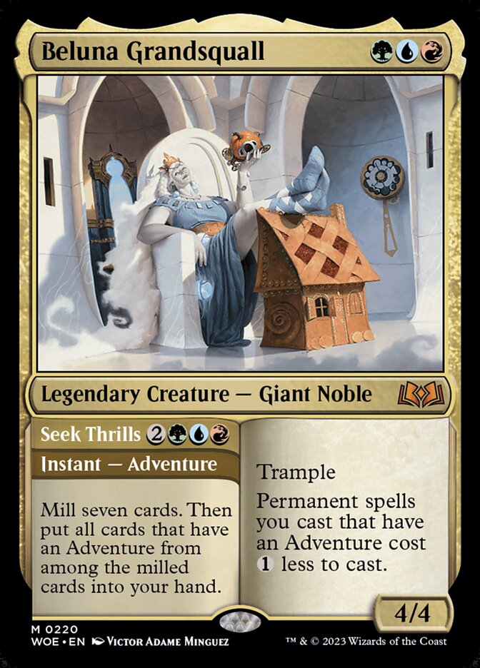 Beluna Grandsquall // Seek Thrills [Wilds of Eldraine] (220)