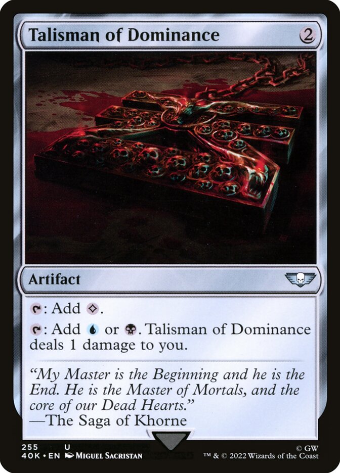 Talisman of Dominance [Warhammer 40,000 Commander] (255)