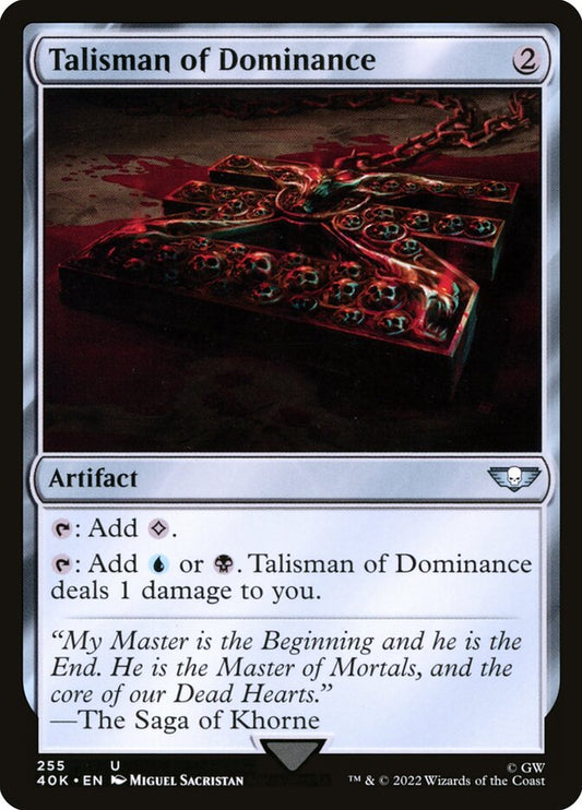 Talisman of Dominance [Warhammer 40,000 Commander] (255)