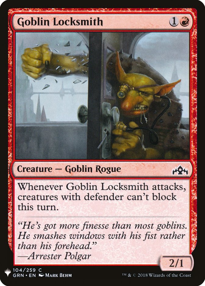 Goblin Locksmith [The List] (GRN-104)