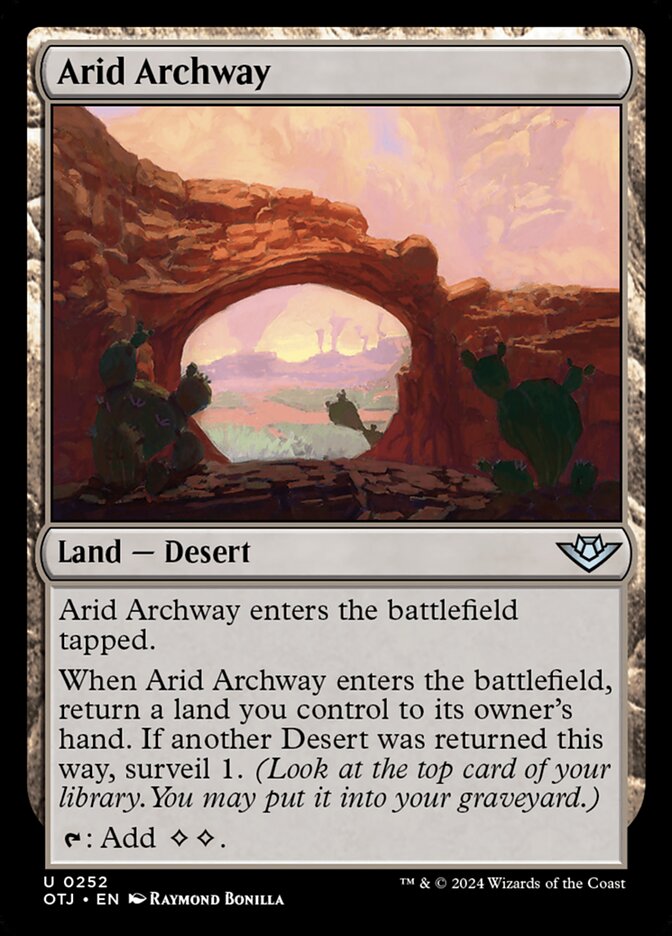 Arid Archway [Outlaws of Thunder Junction] (252)
