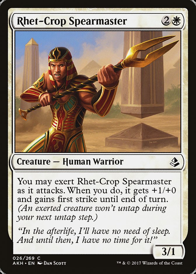 Rhet-Crop Spearmaster [Amonkhet] (26)