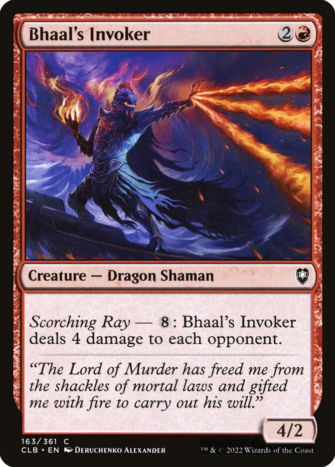 Bhaal's Invoker [Commander Legends: Battle for Baldur's Gate] (163)