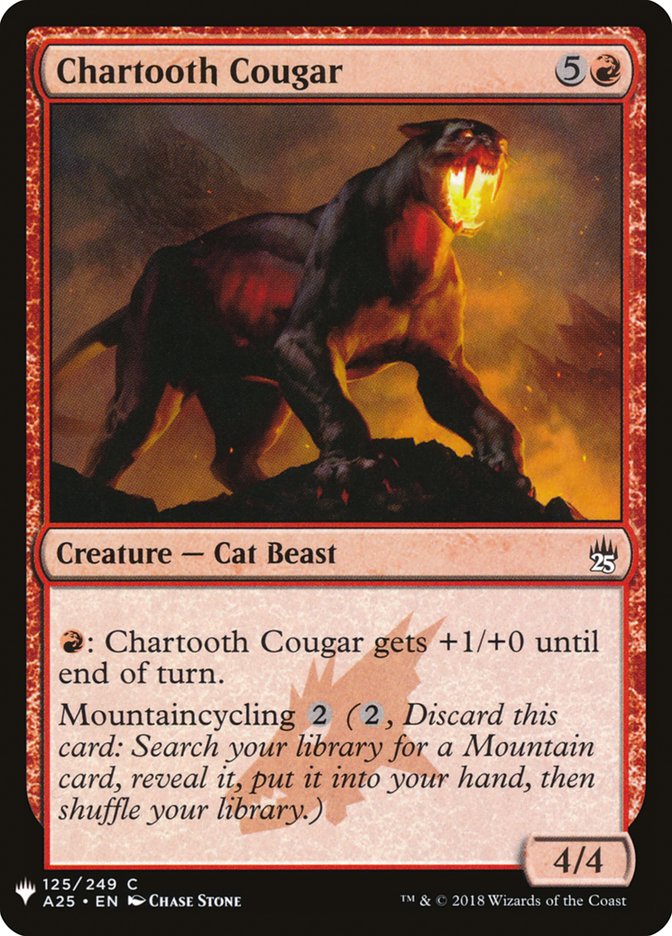 Chartooth Cougar [The List] (A25-125)