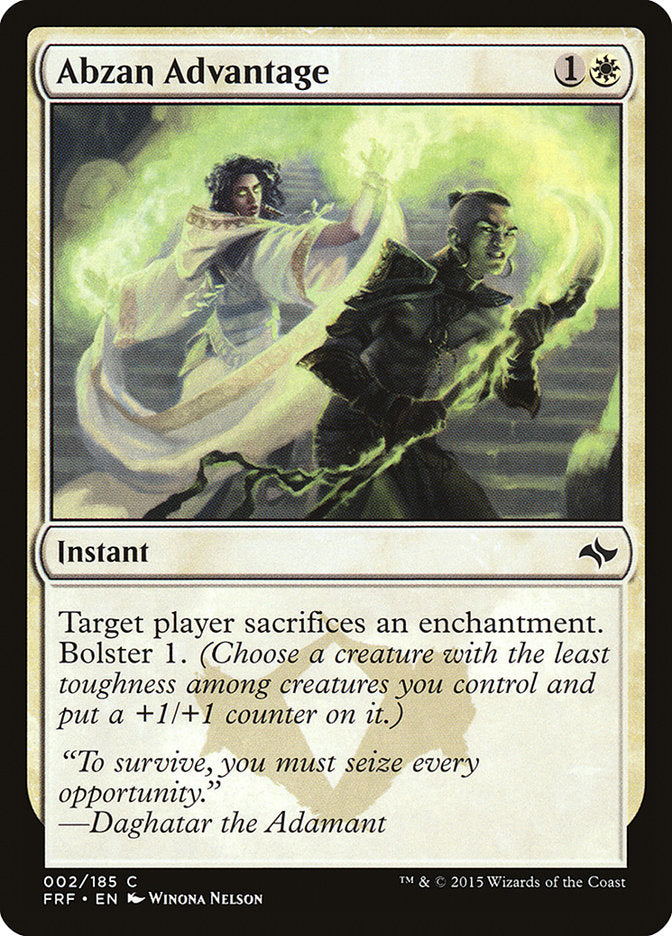 Abzan Advantage [Fate Reforged] (2)