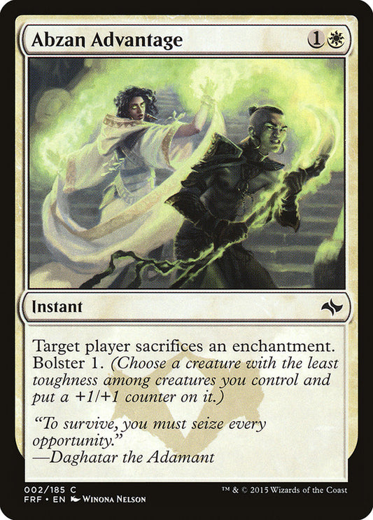 Abzan Advantage [Fate Reforged] (2)