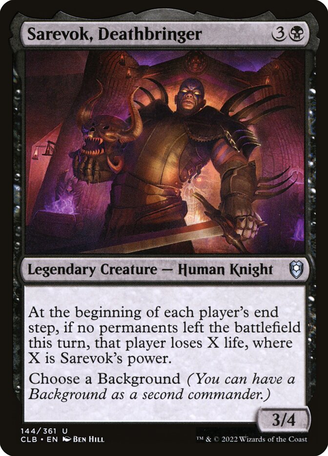 Sarevok, Deathbringer [Commander Legends: Battle for Baldur's Gate] (144)