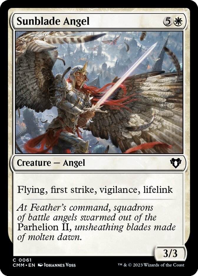 Sunblade Angel [Commander Masters] (61)