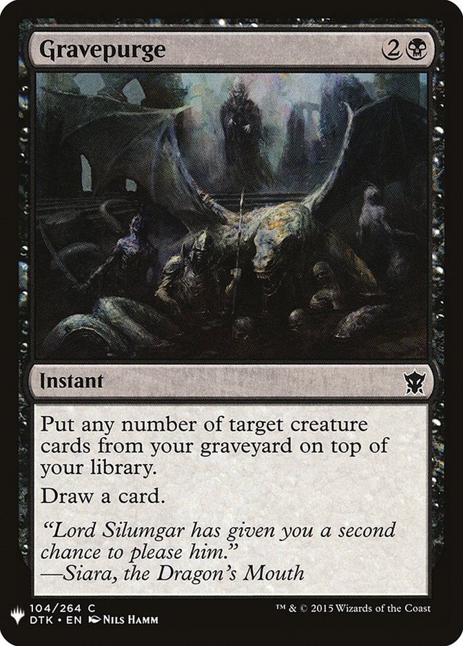 Gravepurge [The List] (DTK-104)