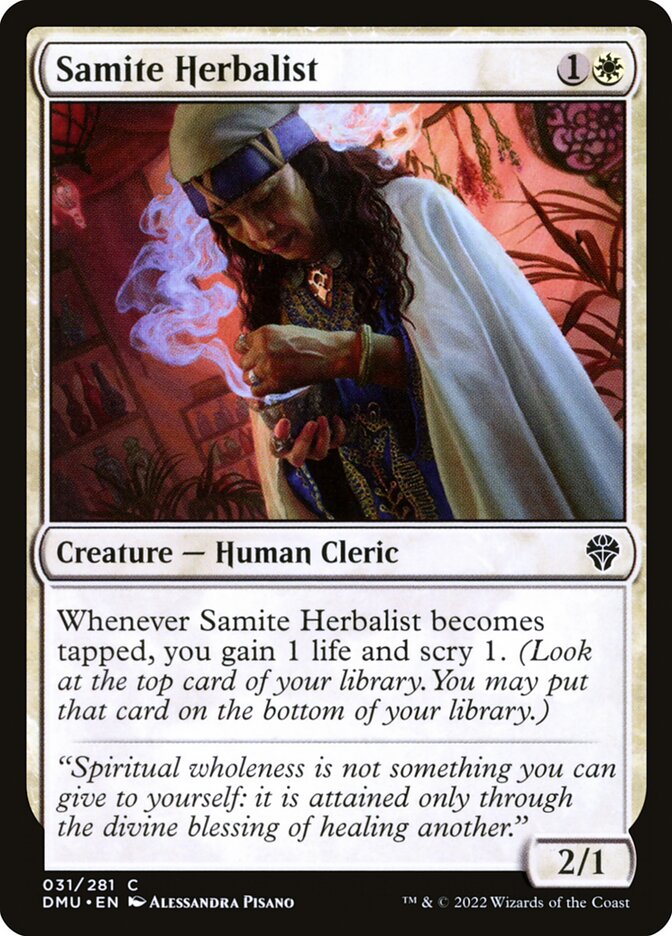 Samite Herbalist [Dominaria United] (31)