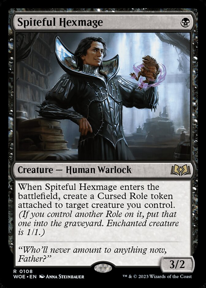 Spiteful Hexmage [Wilds of Eldraine] (108)