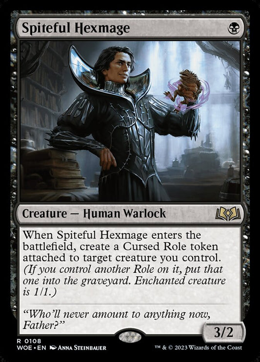 Spiteful Hexmage [Wilds of Eldraine] (108)