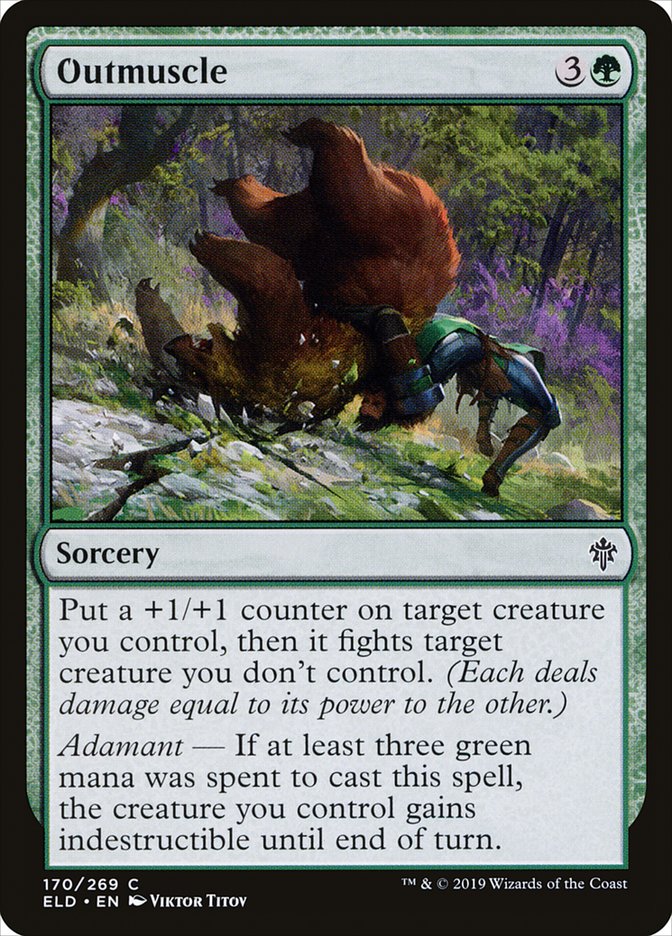 Outmuscle [Throne of Eldraine] (170)
